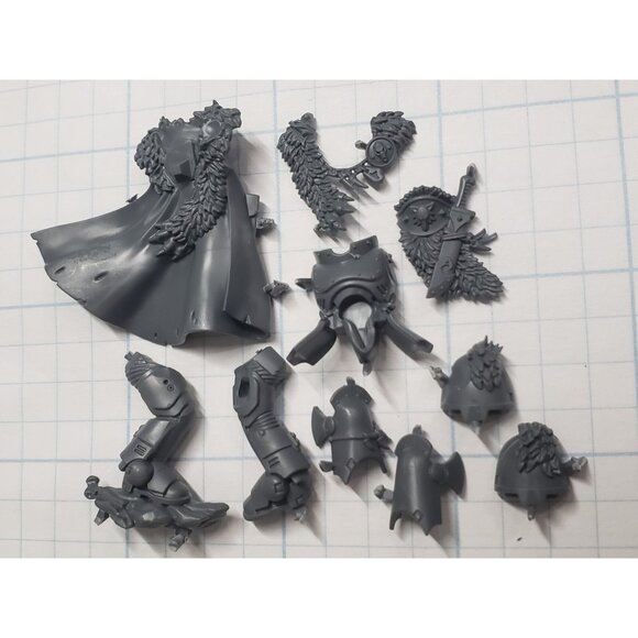40k Space Wolves Bits Wolf Guard Battle Leader Caped Torso & Legs Set 06/07 - Picture 2 of 10
